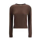 Allude Brown Cashmere Cashmere Sweater